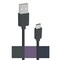 Power Up! USB Cable Type C 3ft Braided Asst Colors 191-05526 - alternate 2